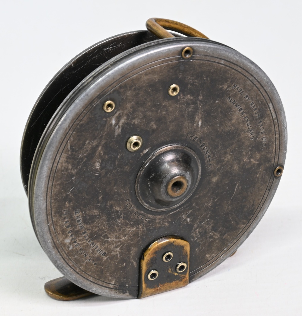 Hardy Bros “The Sunbeam” alloy trout fly reel LHW trout fly reel, 2 ¾” spool, horseshoe latch, black - Image 2 of 2