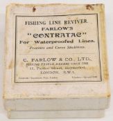 Scarce Farlow Contratac fishing line reviver kit, in original box with 11 Panton Street,