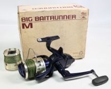 Shimano Big Baitrunner M specimen reel, 6 bearing, alloy skirted spool and front drag, spare