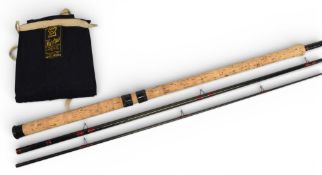 Hardy Alnwick carbon match float/trotting coarse rod, 13ft 3pc, 27” handle with alloy sliding reel