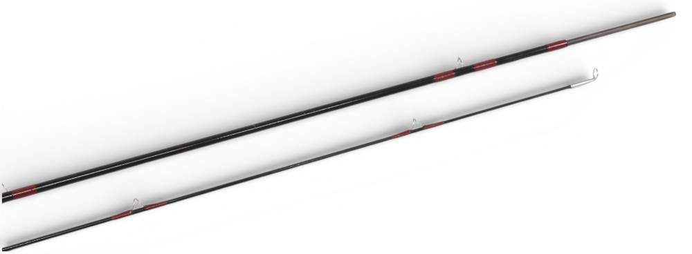 Bruce & Waker River Trout carbon hand built fly rod, 8ft 6” 2pc line 3/6#, alloy sliding reel - Image 2 of 3