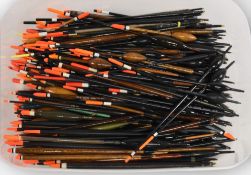 Large collection of vintage wagglers, stick Zoomers and Avon floats, the majority by Ultra, with a