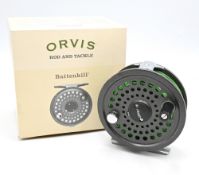 Orvis Battenkill 7/8 Disc alloy trout fly reel quick release spool, rear adjuster, counter balance