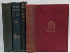 4x Period Fishing Books Trout Fishing W Earl Hodgson 1904, salmon fishing W Earl Hodgsson 1920,
