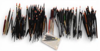 Various classic 1980s-90s coarse fishing floats, by Dave Thomas, John Allerton, Pete Warren, Ray