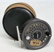 Orvis Battenkill Disc 7/8 alloy trout fly reel, made in England, 3 3/8” perforated spool/ frame, 2