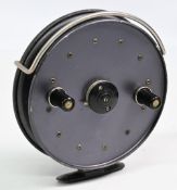 Allcocks Record Breaker alloy centre pin/trotting reel, 4 ½” narrow caged solid spool, 2 screw