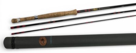 Bruce & Walker hand built Century River trout carbon fly rod, 11ft 3” 3pc line 4/6#, standard