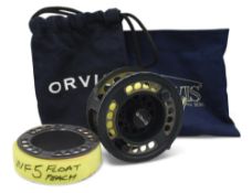 Orvis Rocky Mountain Cassette reel and spare cassette, large arbor 7/8, 3 7/8