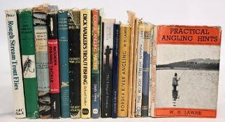Fishing Books and Publications to include Rough Stream Trout Flies 1976 S D (Taff) Price, The