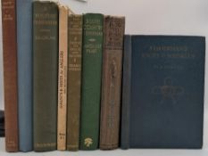 Period Fishing Books: a good collection to include Fisherman's Knots and Wrinkles W A Hunter 1928,