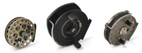 An XT666 light alloy trotting reel, 3 ½