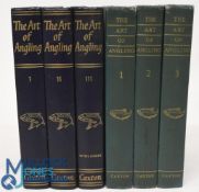 The Art of Angling Volume 1, 2 & 3 - 1957 and 1962 Kenneth Mansfield Good condition with some