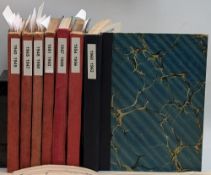 1940-1962 G T Cross Fishing Diaries, a unique collection of typed up personal diaries of a Midland