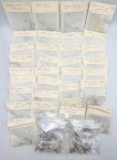 Dead Bait Mounts Collection, minnow and sprats mounts, double hooks, leaded 1 ½