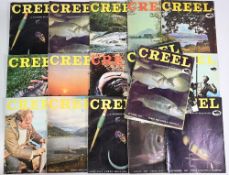 20 copies of Creel Magazine 1963-65, all clean, appear complete.