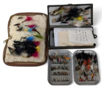 Collection of Canadian flies and a covering letter, indicating patterns similar to the New Zealand