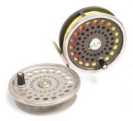 Hardy Marquis No.10 alloy fly reel, fine condition, backplate tension adjuster, fitted with Orvis