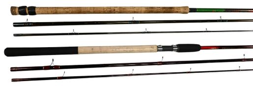 Leeda 5000 series carbon match rod A1601 13’ 3pc with 22” handle composite sliding reel fittings,