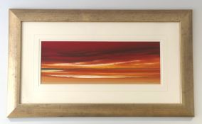 Jonathan Shaw Original Artwork – ‘Calypso Red’ - Acrylic Painting – painting measures 59cm x 29cm