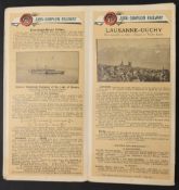 TOURIST MAP OF WESTERN AND CENTRAL SWITZERLAND JURA-SIMPLON RAILWAY 1899. Large fold out coloured