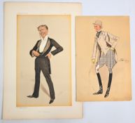 GEORGE GROSSMITH (1847-1912) SNAFFLES AND VANITY FAIR PRINTS (2) Snaffles after Charles Payne c.1900