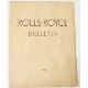 AUTOMOBILES: ROLLS ROYCE BULLETIN January 1958. A quality 34 page monthly pictorial publication with - Image 1 of 3