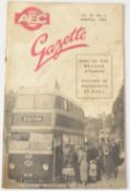 TROLLEY BUSES: A E C GAZETTE MARCH 1934. An interesting 118-page publication with many photographs