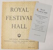 FESTIVAL OF BRITAIN 1951 ROYAL FESTIVAL HALL, CEREMONIAL OPENING PROGRAMME, FESTIVAL OF BRITAIN BY