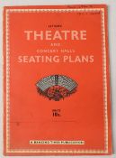 THEATRE AND CONCERTS HALL SEATING PLANS 1960s. An extensive 98 page publication with plans of seat