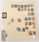 POSTAL HISTORY: URUGUAY - collection of 40 Postage Stamps 1860s-90s, including one early