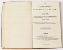 THE CAMBRIDGE, SUFFOLK, NORFOLK AND ESSEX GENTLEMEN'S POCKET BOOK FOR 1826, published in Ipswich.