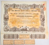 RAILWAYS: RHODESIA MINING, RAILWAYS, AND TOWNS - everything as this company owned the entire