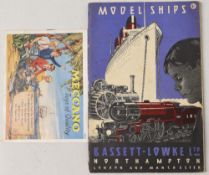 BASSETT-LOWKE LTD SCALE MODEL SHIPS - Northampton 1938. An extensive 116 page catalogue illustrating