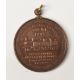 RAILWAYS: MEDALLION COMMEMORATING THE 3,000th LOCOMOTIVE Built Crew Works that Jubilee Year 1887. - Image 1 of 2
