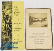 SHIPPING - SUMMER TOURS IN SCOTLAND'S WONDERLAND MACBRAYNE'S ROYAL MAIL STEAMERS, circa late 1920s -