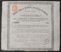 THE MILFORD HAVEN RAILWAY AND ESTATE COMPANY LTD (ran from Milford Haven Railway station to the