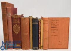 9X ASSORTED BOOKS - to include Gordon League Ballads 1897 Jim's Wife, The Mysterious Affair at