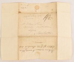RAILWAYS 1832 MANUSCRIPT LETTER DATED 1832, 2pp 4to with a further 1p letter from the recipient on