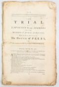 CRIME AND PUNISHMENT – PARLIAMENT HISTORY - EARL FERRERS – THE TRIAL OF LAWRENCE EARL FERRS FOR
