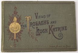 CROMO-LITHO VIEW BOOKS: Views of The Trossachs and Loch Katrine. Published by T Nelson.1880s. Has 12