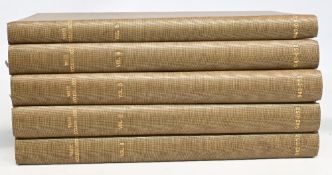VALOR ECCLESIASTICUS (Church Valuation) BOUND VOLUMES (5) – Features vols 1, 2, 3, 4 and 6,