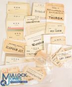 SMALL COLLECTION OF RAILWAY LUGGAGE LABELS, GER, GWR London and South Western Railway, London