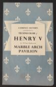 “HENRY V” featuring LAWRENCE OLIVER December 1944, at the Marble Arch Pavilion, London - 4 page