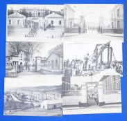 FRANCE POSTCARDS (#50) – early 19th century examples showing various examples of Military life, some