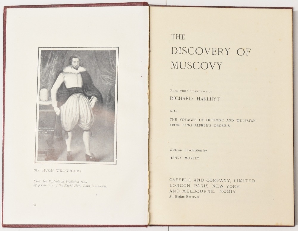BOOK: RUSSIA THE DISCOVERY OF MUSCOVY from the collection of Richard Hakluyt 1904. An interesting - Image 2 of 5
