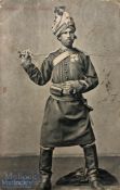 INDIA & PUNJAB – PUNJAB CAVALRY - A VINTAGE ANTIQUE POSTCARD showing a Punjab cavalry soldier
