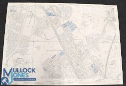 1935 EDWARD STANDFORD FOLDER OF ORDNANCE SURVEY MAPS for Lancashire Sheet CXI 8 to include