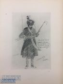 INDIA & PUNJAB – ANTIQUE PRINT SHOWING AN AKALI SIKH WARRIOR OF JIND - a vintage print of an Akali