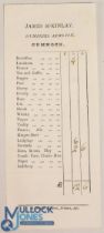 CUMNOCK AYRSHIRE, DUMFRIES ARMS c1820s, BILL FOR LODGING, meals, corn and hay for horses, size 3"